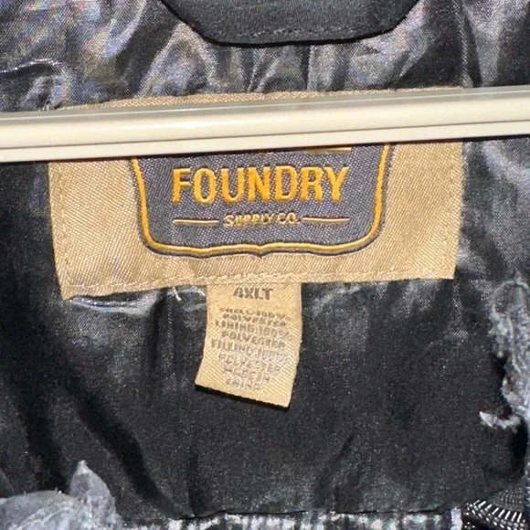 Vest Foundry Supply Co Size 4XLT Black - Picture 9 of 10
